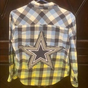 Repurposed Cowboys flannel